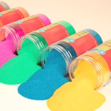 Sabbia colorata per artigianato