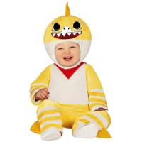 Costume da squalo giallo per bambino