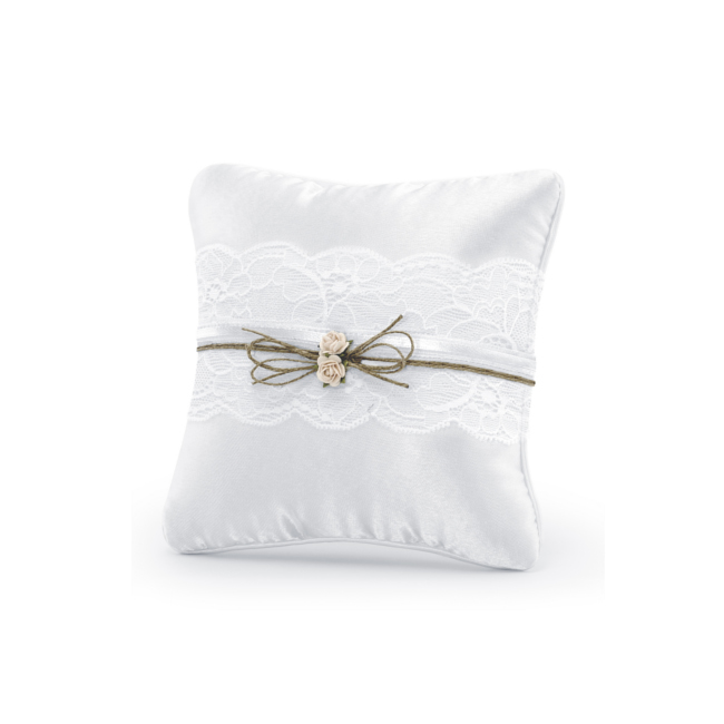 SVOCK Cuscino Fedi Nuziali, Laccio Bianco Cuscino per Fedi Nuziali, Cuscino Porta  Fedi Matrimonio con Fiori, Cuscino Portafedi per Cerimonie di Fidanzamento  e Matrimonio 20 x 20CM : : Moda