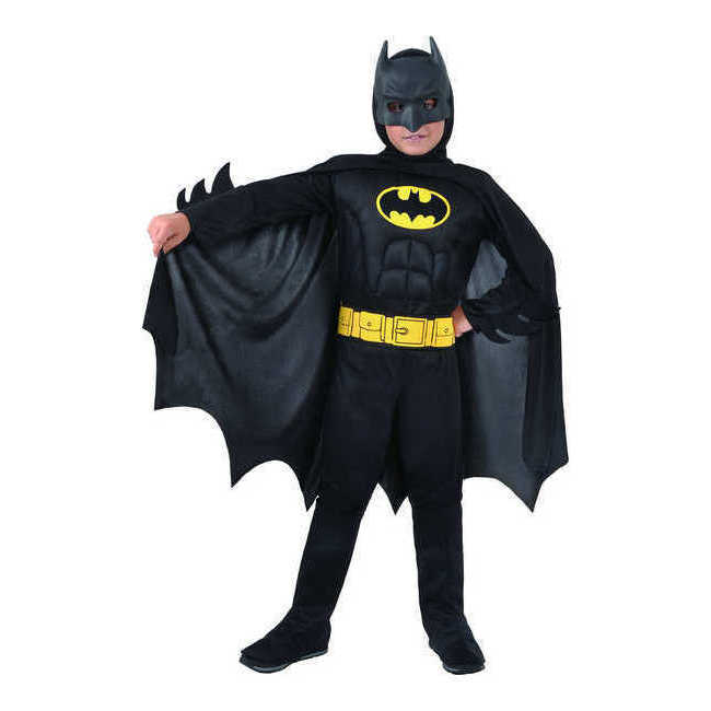 Costume Batman muscoloso grigio da bambino per 36,25 €