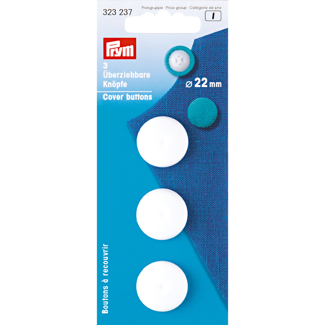 Bottoni di plastica reversibili da 2,2 cm - Prym - 3 pz.