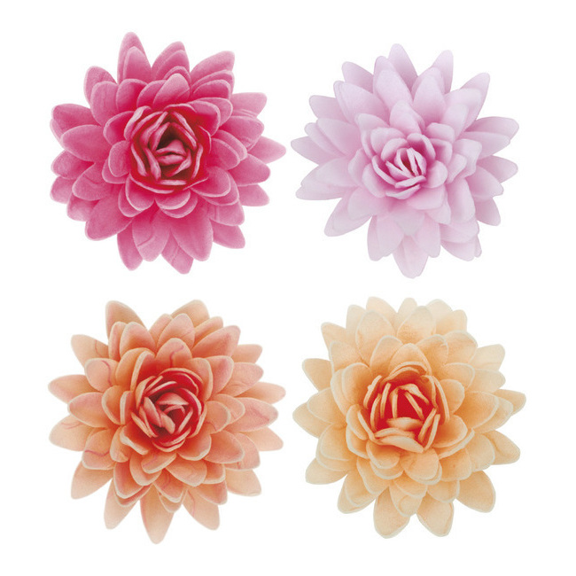 Cialde fiori pompom da 4,5 cm - Dekora - 12 unità per 11,50 €