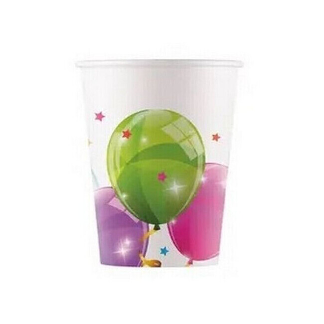 Bicchieri a palloncino lucidi da 200 ml - 8 pz. per 2,50 €