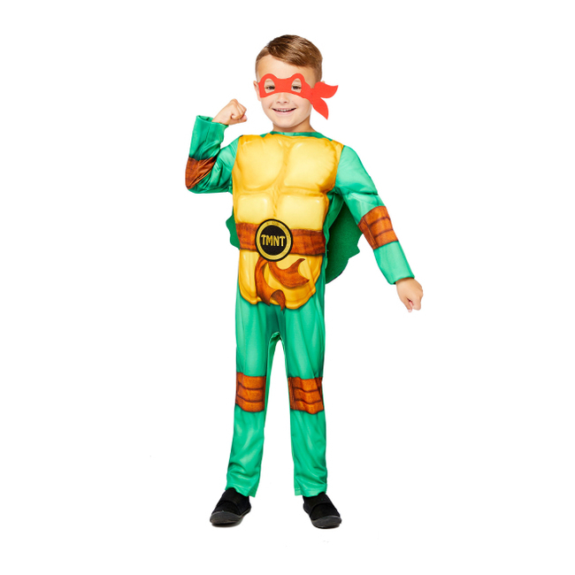 Costume da super eroe - Verde/Turtles - BAMBINO