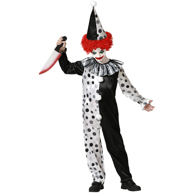 Costume da clown monocromatico per bambini per 16,75 €