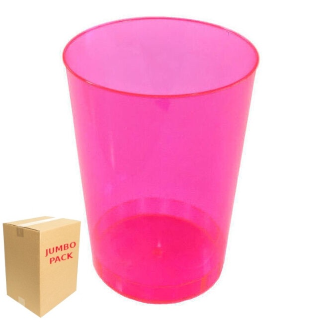 Bicchieri in plastica Rosa 200ml 100 Pz