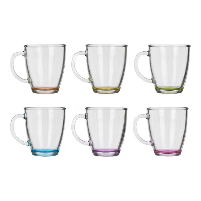 Tazza da colazione colorata da 310 ml - 6 pezzi. per 12,50 €