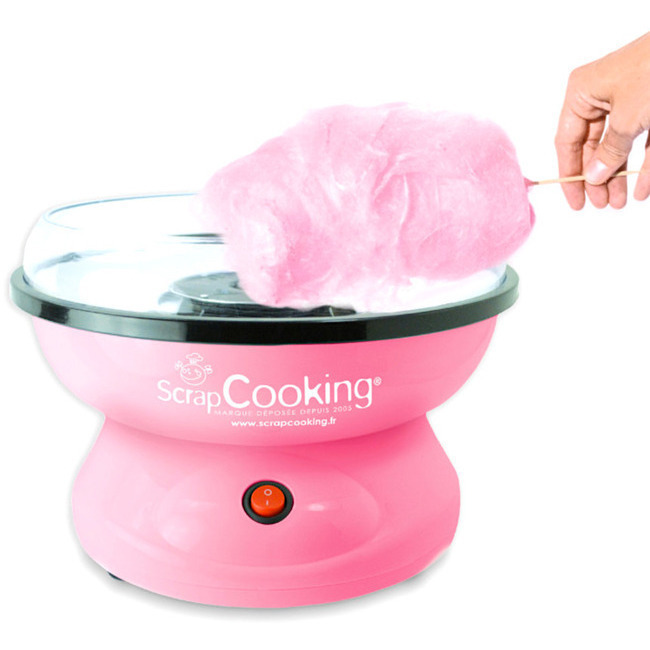 Macchina per zucchero filato e 100 g di zucchero rosa - Scrapcooking per  104,25 €