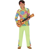 Costume da hippie flower power per bambini