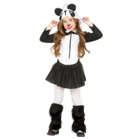 Costume Carnevale Donna Vestito Panda con Cappuccio PS 35594