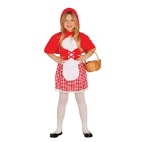 Costume da Cappuccetto Rosso con mantello per bambina