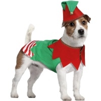 Costume da elfo di Natale per cani