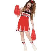 Costume da cheerleader zombie adolescente