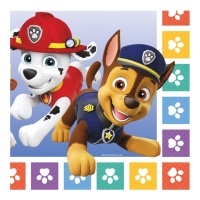 Tovaglioli Paw Patrol azione 16,5 cm - 16 pz.