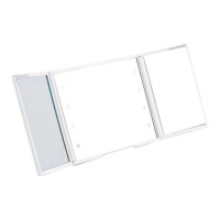 Specchio d'ingrandimento tascabile a LED 11,5 x 9,5 cm