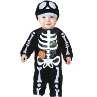 Costume da scheletro per bambino Baby Boo