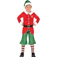 Costume da elfo aiutante di Babbo Natale per bambini