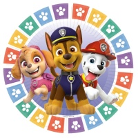 Piatti d'azione Paw Patrol Canine Patrol 18 cm - 8 pz.