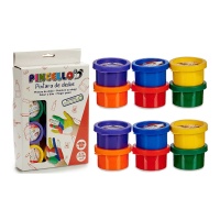 Fingerpaint 28 ml 6 colori - 12 pz.