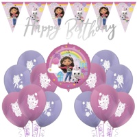 Gabby 16 Festa Compleanno Personalizzato Bambina kit per 8 persone o piu  persone – Malatigeniali
