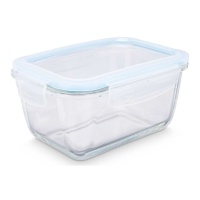 Barattoli rettangolari in vetro borosilicato da 950 ml