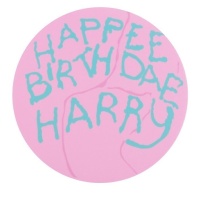 Happee Birthdae Harry 20cm cialda commestibile