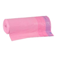 Sacchetti profumati per rifiuti 30 L rosa - 20 pz.