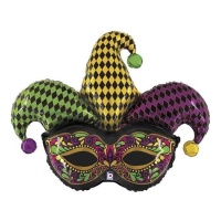 Palloncino Maschera di Carnevale 78 cm - Grabo