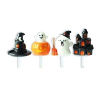 Picks per cupcake di Halloween in 3D - Scrapcooking - 4 pz.