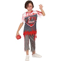 Costume da quarterback zombie per bambini