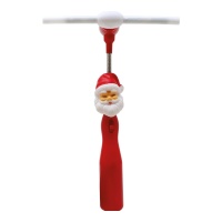 Bacchetta di Babbo Natale con ventaglio a led 32 cm