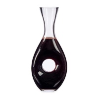 Decanter per vino diritto con foro