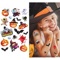 Tatuaggi temporanei Halloween Fun - 1 foglio