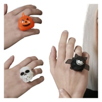 Anello di Halloween con luce - 1 pezzo