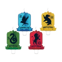 Candele di Harry Potter Hogwarts - 4 unità