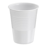 Bicchieri di plastica bianchi da 200 ml - 25 pz.