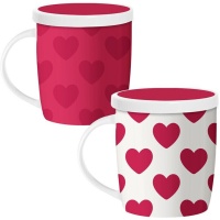 Tazza Hearts 350 ml con filtro - 1 pezzo