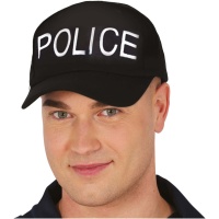 Cappello nero della polizia