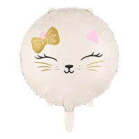 Palloncino gatto vintage 45 cm - Partydeco