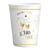 Bicchieri di Capodanno Chin Chin 266 ml - 6 unità