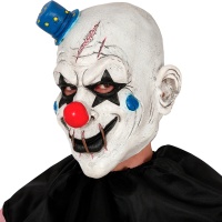 Maschera da clown sinistro con berretto