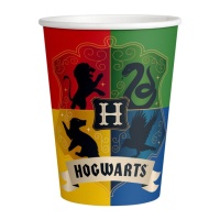 Bicchieri di Harry Potter Hogwarts 250ml - 8 pz.