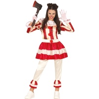 Costume da clown sanguinario per adolescenti