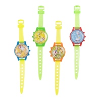 Bracciale orologio per cuccioli con gioco della palla - 4 pz.