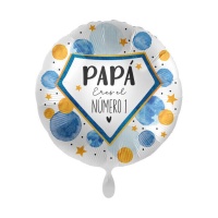 Palloncino Papà sei il numero 1 43 cm