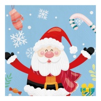 Tovaglioli Babbo Natale 16,5 x 16,5 cm - 16 pz.