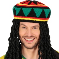 Cappello rastafariano colorato