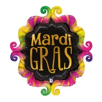 Palloncino Mardi Gras Fancy Frame 61 x 71 cm - Grabo