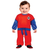 Costume da guerriero rosso per bambino