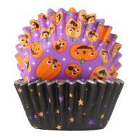 Capsule per mini cupcake Pumpkin Party - 60 pz.